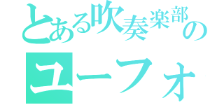 とある吹奏楽部のユーフォ吹き（）