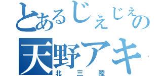 とあるじぇじぇじぇの天野アキ（北三陸）