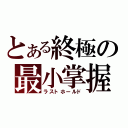 とある終極の最小掌握（ラストホールド）