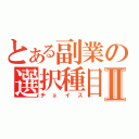 とある副業の選択種目Ⅱ（チョイス）