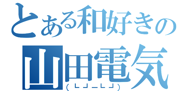 とある和好きの山田電気（（┗┛－┗┛））