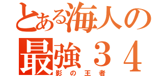 とある海人の最強３４（影の王者）