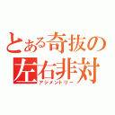 とある奇抜の左右非対称（アシメントリー）