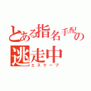 とある指名手配の逃走中（エスケープ）