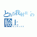 とある我射在你の臉上（インデックス）