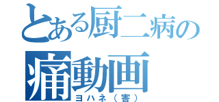 とある厨二病の痛動画（ヨハネ（害））