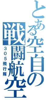 とある空自の戦闘航空団（３０５飛行隊）