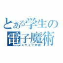 とある学生の電子魔術（スカイプ対戦）