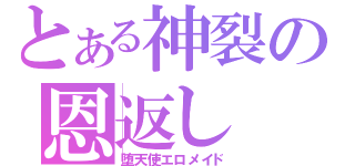 とある神裂の恩返し（堕天使エロメイド）