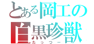 とある岡工の白黒珍獣（たっつー）