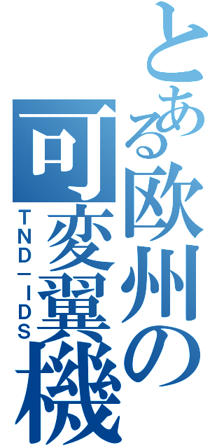 とある欧州の可変翼機（ＴＮＤ－ＩＤＳ）