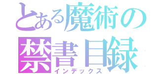 とある魔術の禁書目録（インデックス）