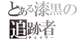 とある漆黒の追跡者（チェイサー）