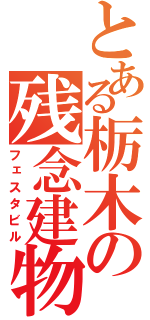 とある栃木の残念建物（フェスタビル）