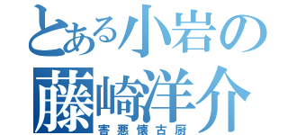 とある小岩の藤崎洋介（害悪懐古厨）