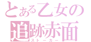 とある乙女の追跡赤面（ストーカー）