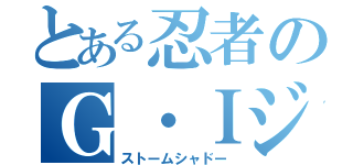 とある忍者のＧ・Ｉジョー（ストームシャドー）