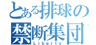 とある排球の禁断集団（Ｌｉｂｅｒｔｙ）