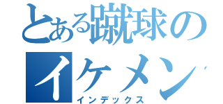 とある蹴球のイケメンさん。（インデックス）