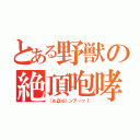 とある野獣の絶頂咆哮（（≧Д≦）ンアーッ！）