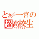 とある一宮の超高校生（ヤリコウセイ）