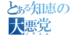 とある知恵の大悪党（ノヴェム）