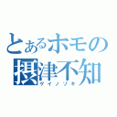 とあるホモの摂津不知火（ゲイノゾキ）