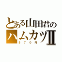 とある山田君のハムカツサンドⅡ（３７０円）