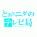 とあるニダのテレビ局（ウジテレビ）