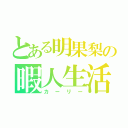 とある明果梨の暇人生活（カーリー）