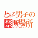 とある男子の禁断場所（ゴールデンボール）