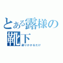 とある露様の靴下（通りかかるだけ）