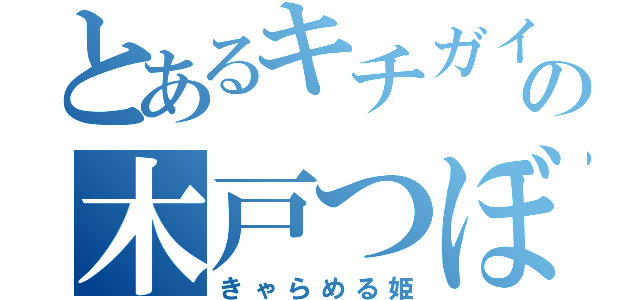 とあるキチガイの木戸つぼみ（きゃらめる姫）