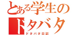 とある学生のドタバタ日記（ドタバタ日記）