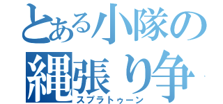 とある小隊の縄張り争い（スプラトゥーン）