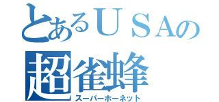 とあるＵＳＡの超雀蜂（スーパーホーネット）