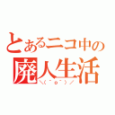 とあるニコ中の廃人生活（＼（＾ｏ＾）／）