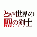 とある世界の黒の剣士（キリト）