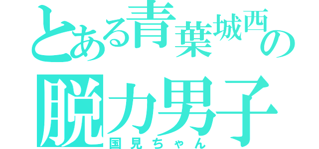 とある青葉城西の脱力男子（国見ちゃん）