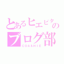 とあるヒエピタのブログ部屋（ＣＯＡ＆ＨＩＥ）