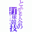 とある老人会の打球競技（ゲートボール）