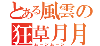 とある風雲の狂草月月（ムーンムーン）