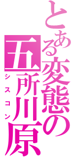 とある変態の五所川原（シスコン）