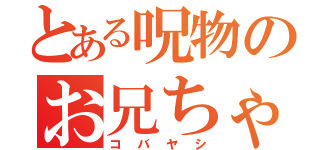 とある呪物のお兄ちゃん（コバヤシ）