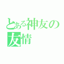 とある神友の友情（）