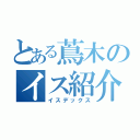 とある蔦木のイス紹介（イスデックス）