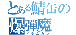 とある鯖缶の爆弾魔（ドラムカン）