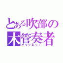 とある吹部の木管奏者（クラリネット）