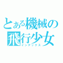 とある機械の飛行少女（インデックス）