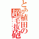 とある植田の超毛抜砲（クリーナー）